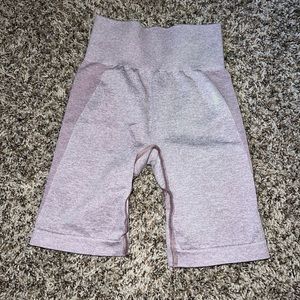 Gymshark Flex Cycling Shorts - Purple Marl/ Grey